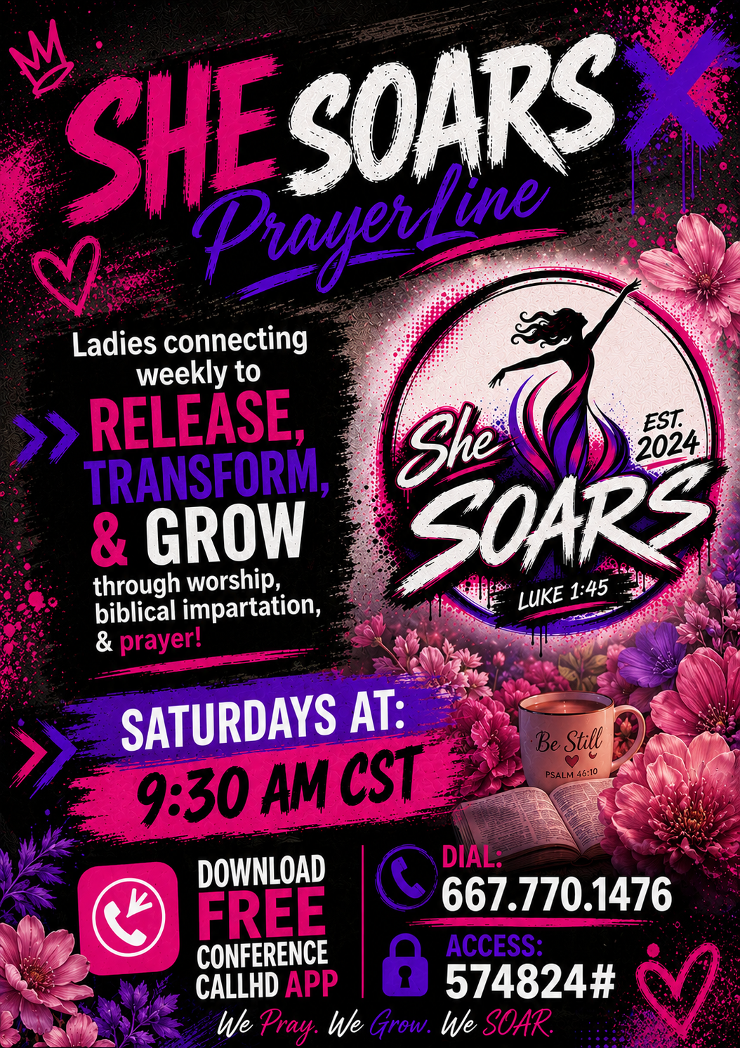 She SOARS Prayer Line